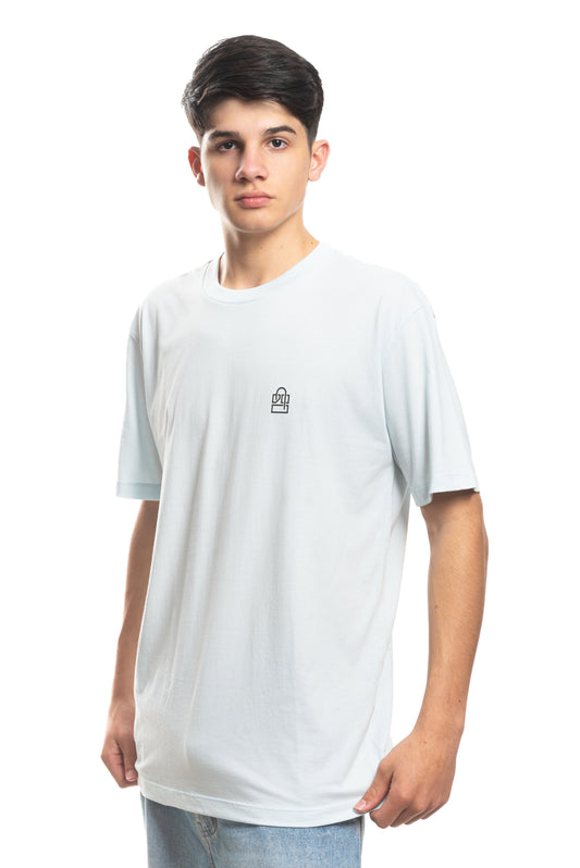 T-Shirt Azul Bebê Oversized LKS Company Logo