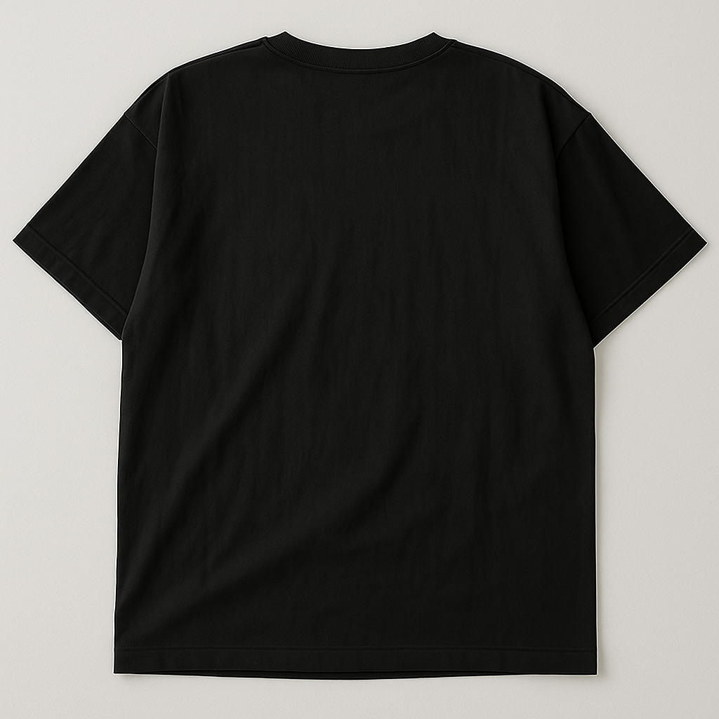 T-Shirt Preta Oversized LKS Company Logo