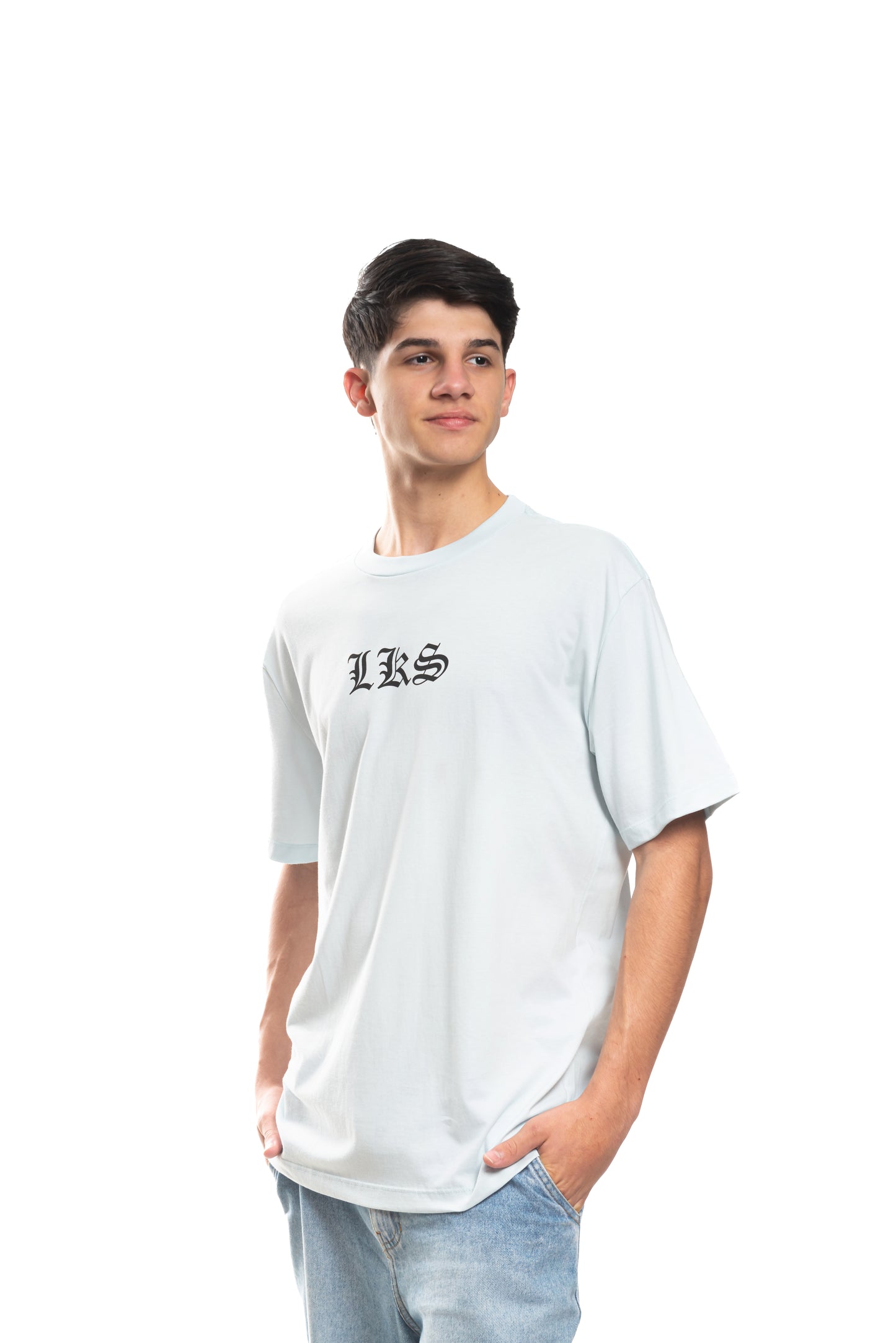 T-Shirt Azul Bebê Oversized LKS Company Old School