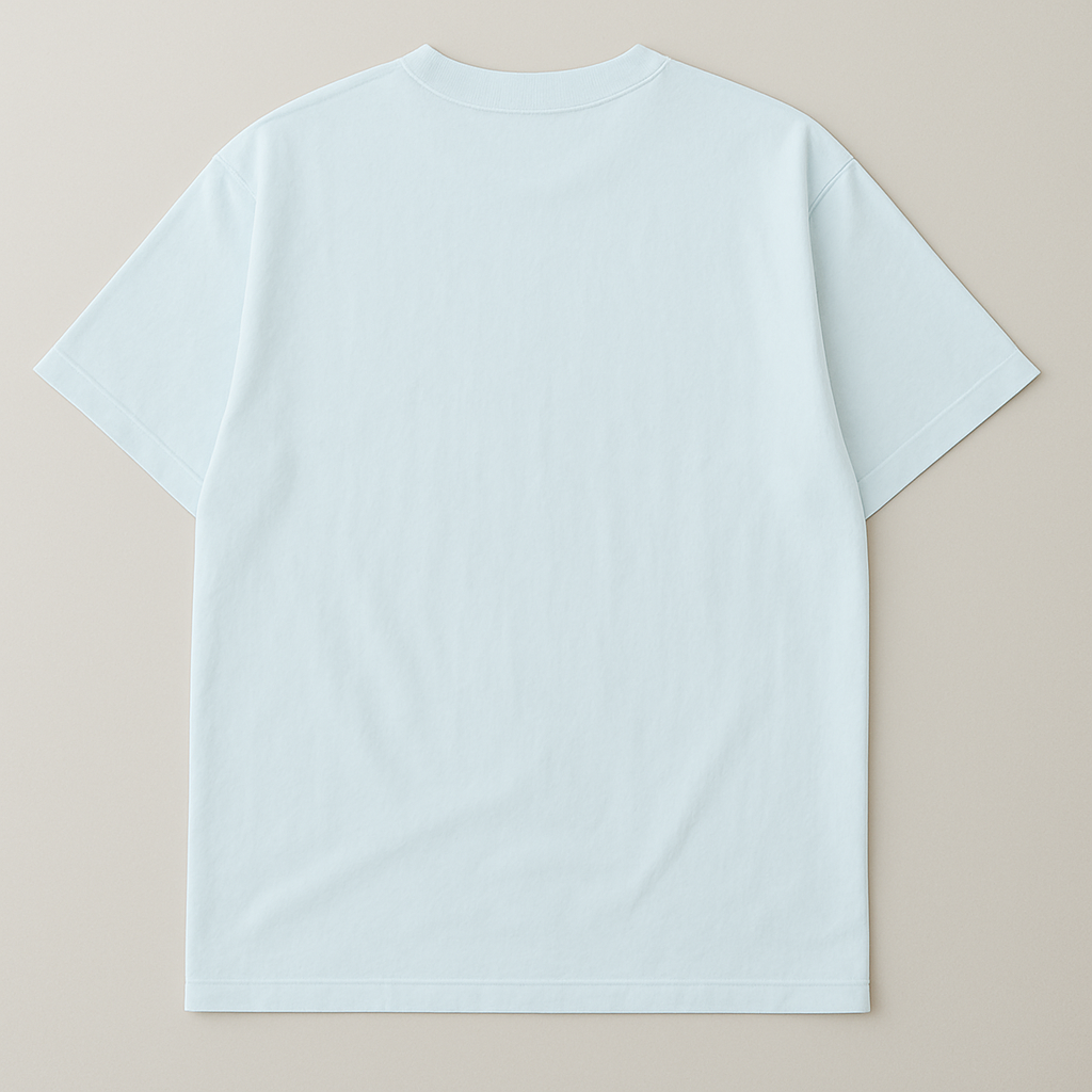 T-Shirt Azul Bebê Oversized LKS Company Logo