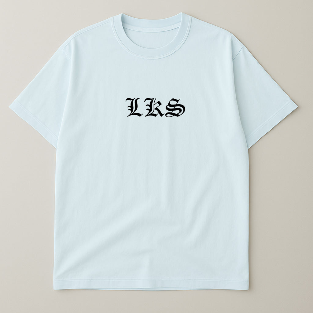 T-Shirt Azul Bebê Oversized LKS Company Old School