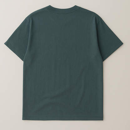T-Shirt Verde Militar Oversized LKS Company Old School
