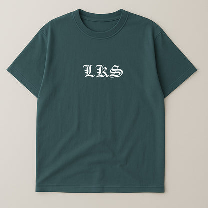 T-Shirt Verde Militar Oversized LKS Company Old School