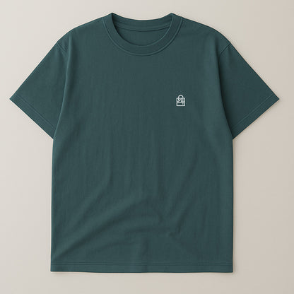 T-Shirt Verde Militar Oversized LKS Company Logo