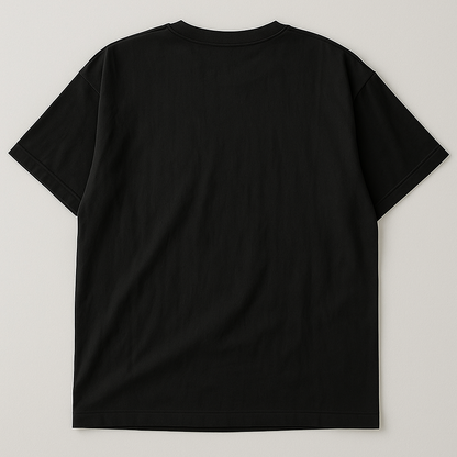 T-Shirt Preta Oversized LKS Company Logo