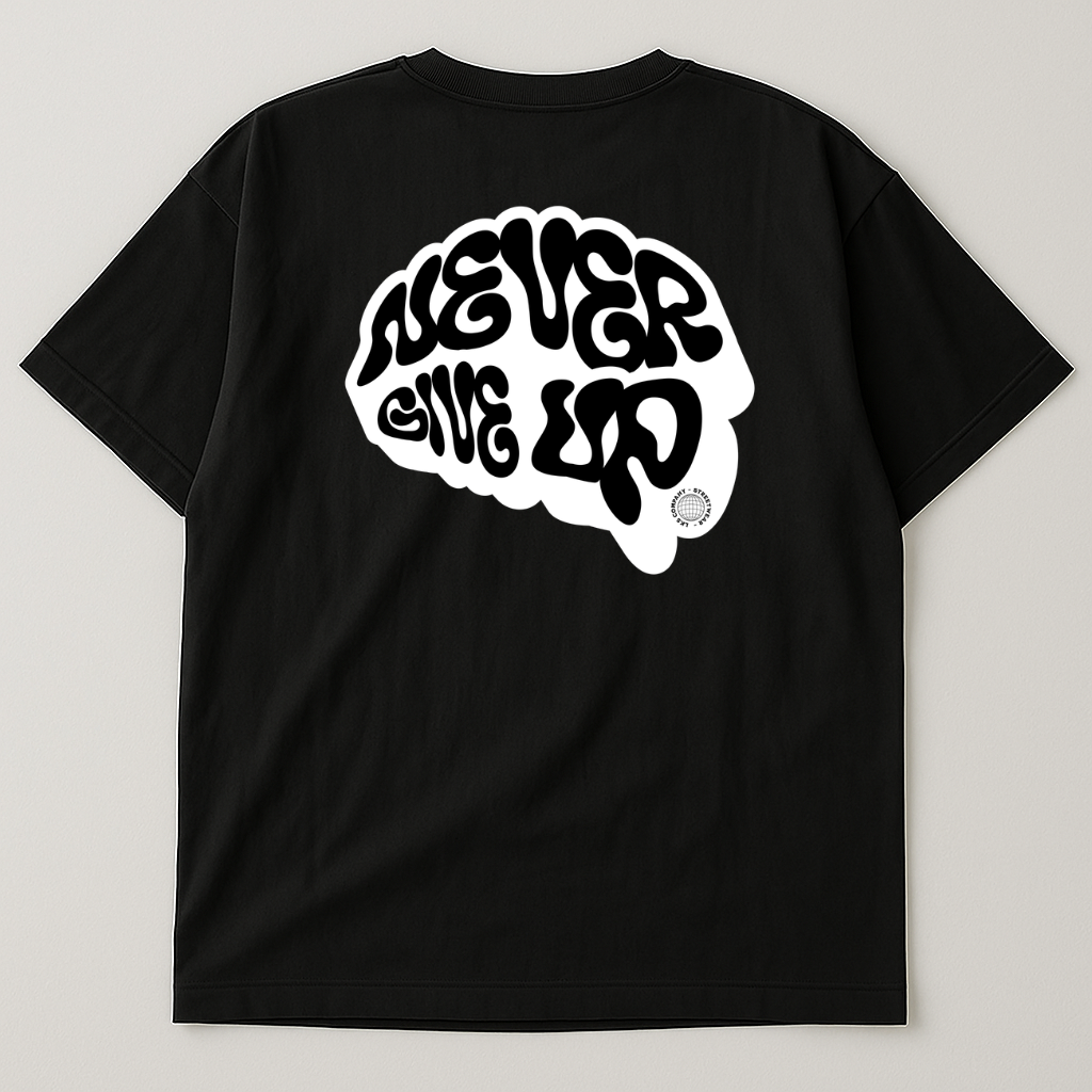 T-Shirt Preta Oversized LKS Company NGU