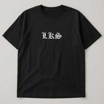 T-Shirt Preta Oversized LKS Company Old School