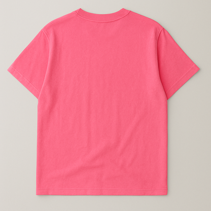 T-Shirt Rosa Oversized LKS Company Logo