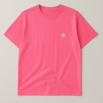 T-Shirt Rosa Oversized LKS Company Logo