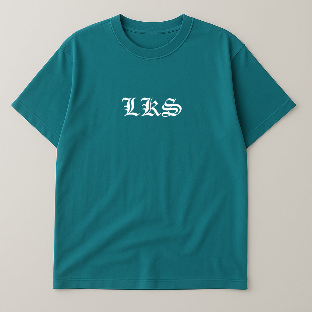 T-Shirt Verde Turquesa Oversized LKS Company Old School